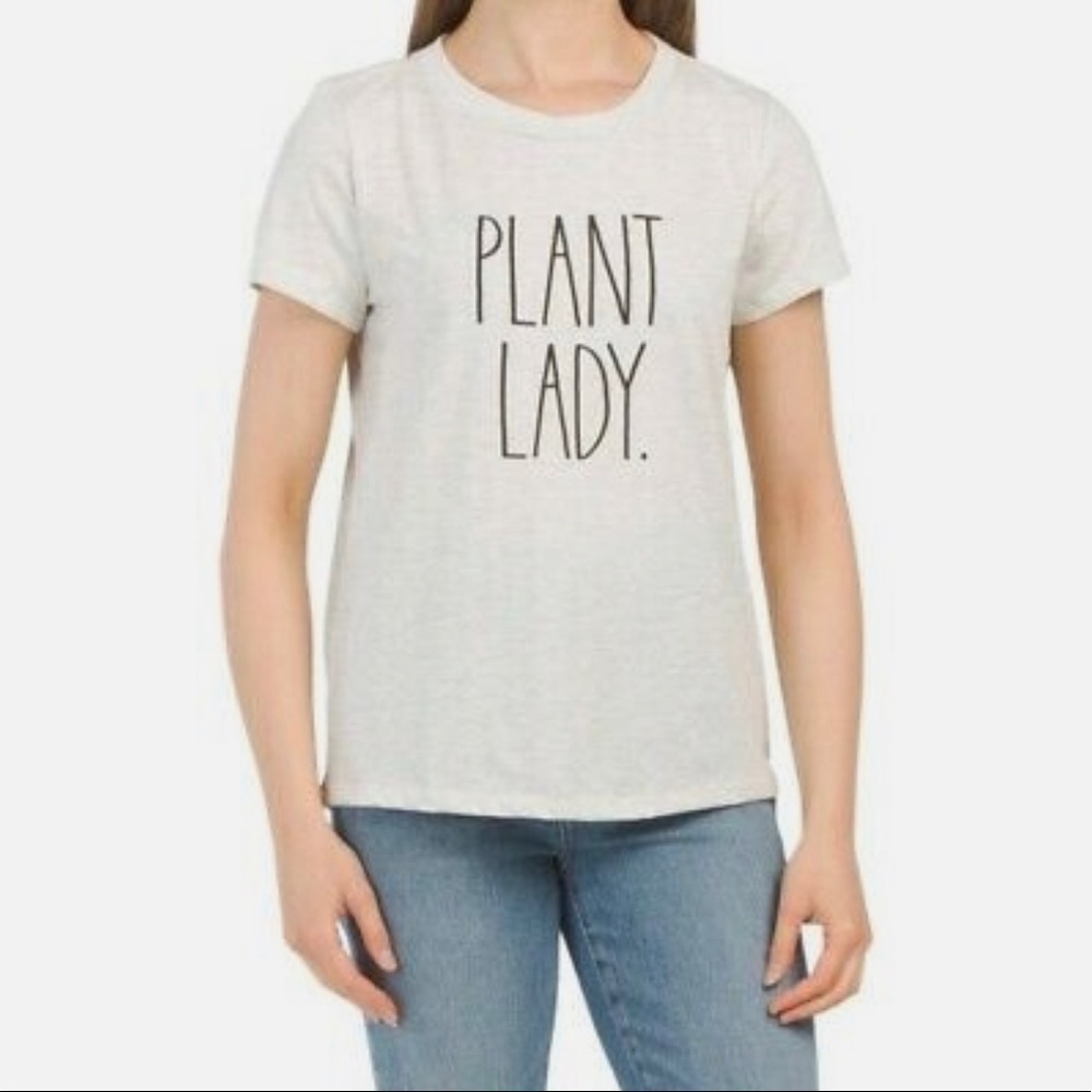 Rae Dunn Plant Lady Short Sleeve Tee Size Medium